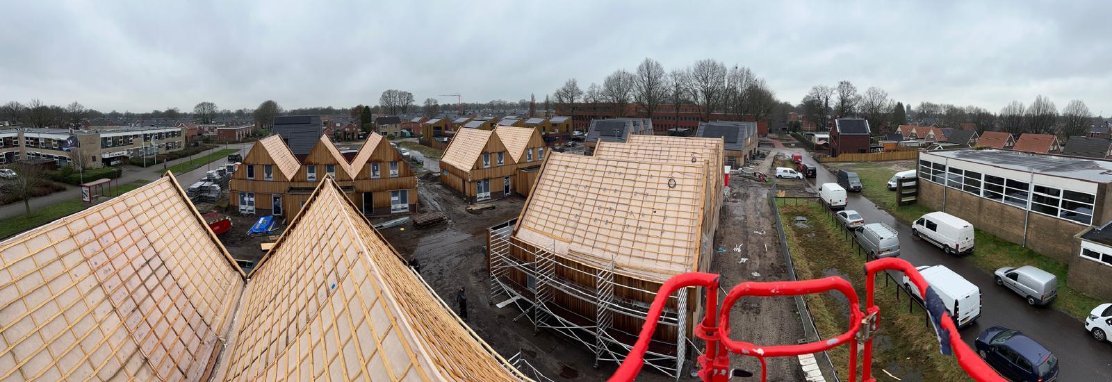 Verbouwing in Harderwijk voor de werkzaamheden: Voor tien woningen in Harderwijk verzorgde H.V.
