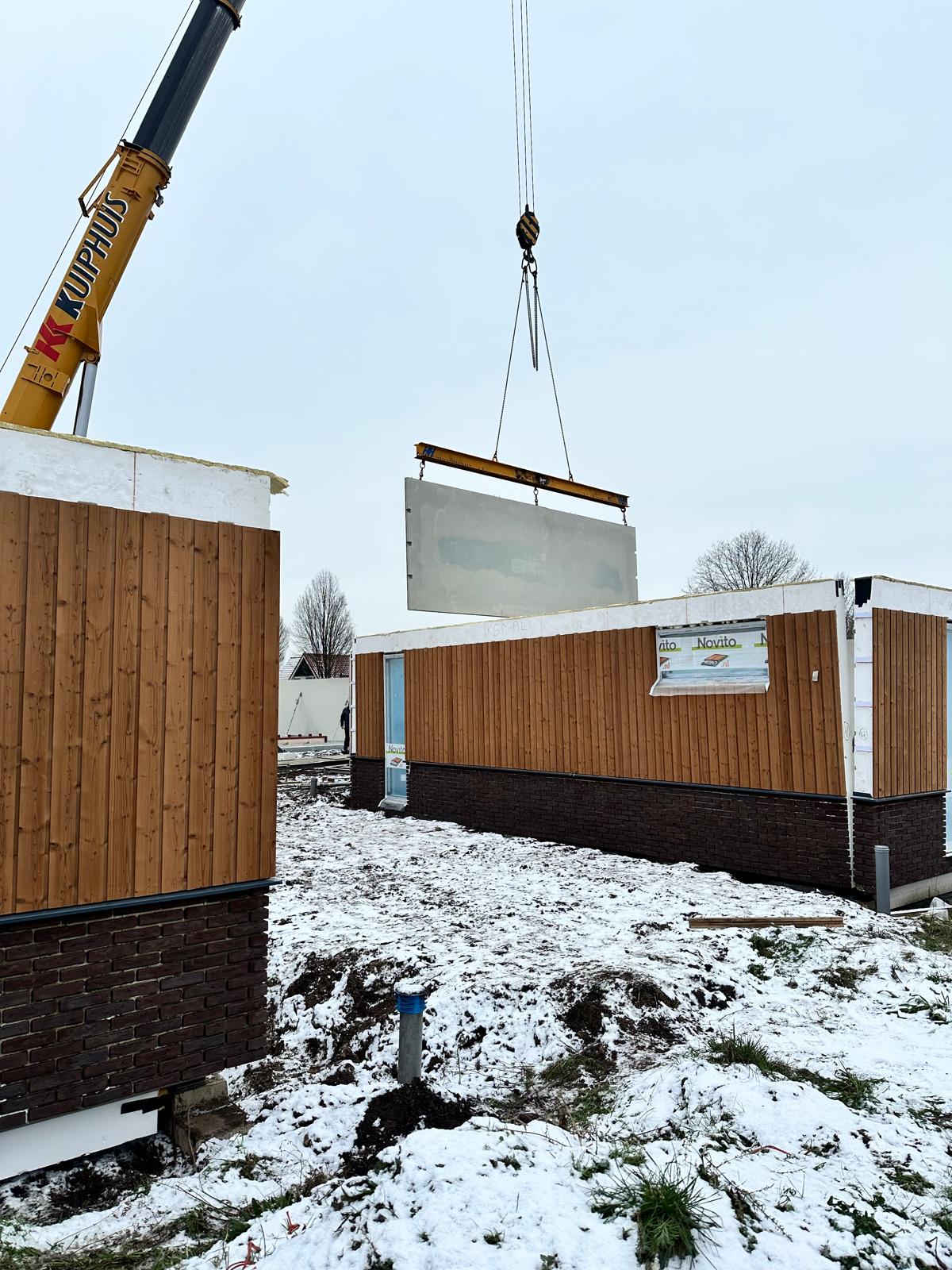 Werkfoto 3 van de verbouwing in Harderwijk: Bouw van 10 woningen