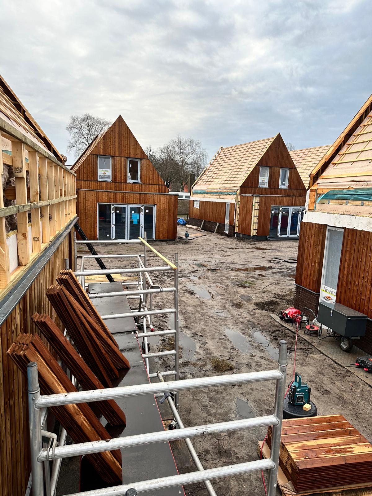Werkfoto 6 van de verbouwing in Harderwijk: Bouw van 10 woningen
