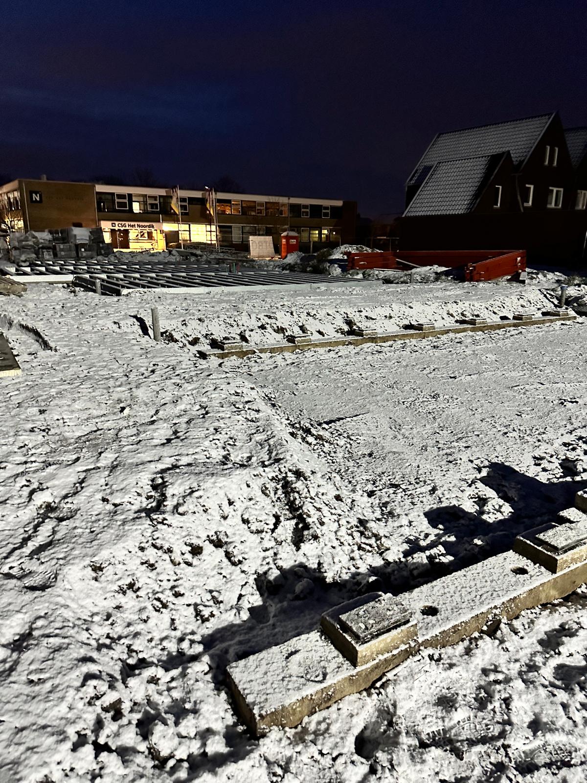 Werkfoto 7 van de verbouwing in Harderwijk: Bouw van 10 woningen