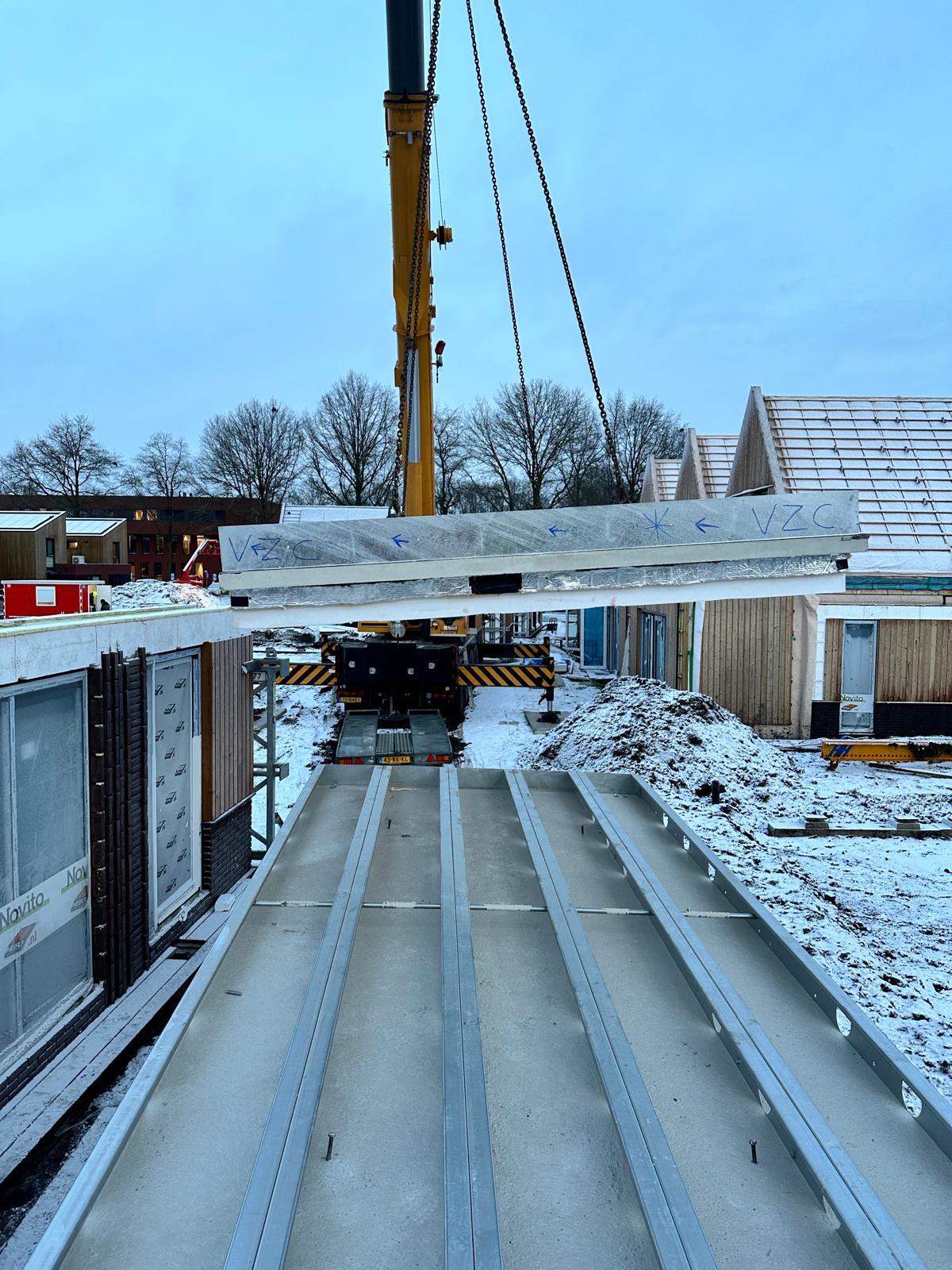 Werkfoto 8 van de verbouwing in Harderwijk: Bouw van 10 woningen